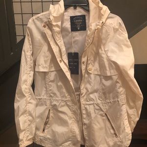 Cavalini Cream Windbreaker